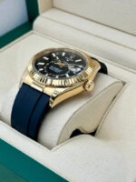 Rolex  Sky-Dweller 42mm 336238-0002 Yellow Gold Black Dial Oysterflex - Image 3
