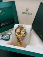 Rolex Datejust m278278-0040 Champagne 31mm Dial President Bracelet Watch - Image 4