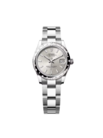 Rolex Datejust m278344 Silver Dial 31mm Domed Diamond