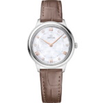 Omega De Ville Prestige 30 mm White Dial with Diamonds Stainless Steel Strap 434.13.30.60.55.001