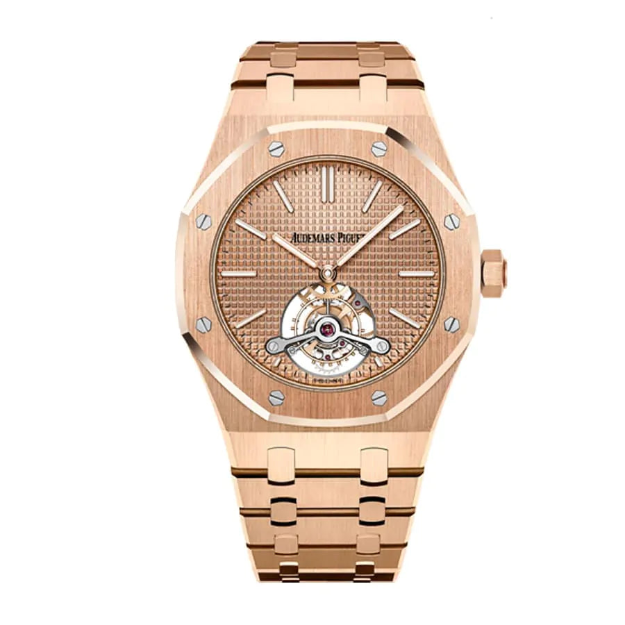 994DF7B9-8094-F3CA-8668-96E35B2D2E2F.jpg Audemars piguet Royal Oak Selfwinding Rose Gold Tourbillon 41MM Watch - Image 1