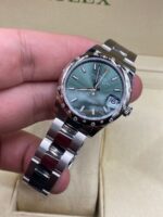 Rolex Datejust m278344-0019/0020 Mint Green Dial 31mm Domed Diamond Oyster Watch - Image 11