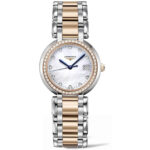 Longines Women's L8.112.5.89.6 PrimaLuna Two-Tone 18kt Rose Gold Stainless Steel Watch