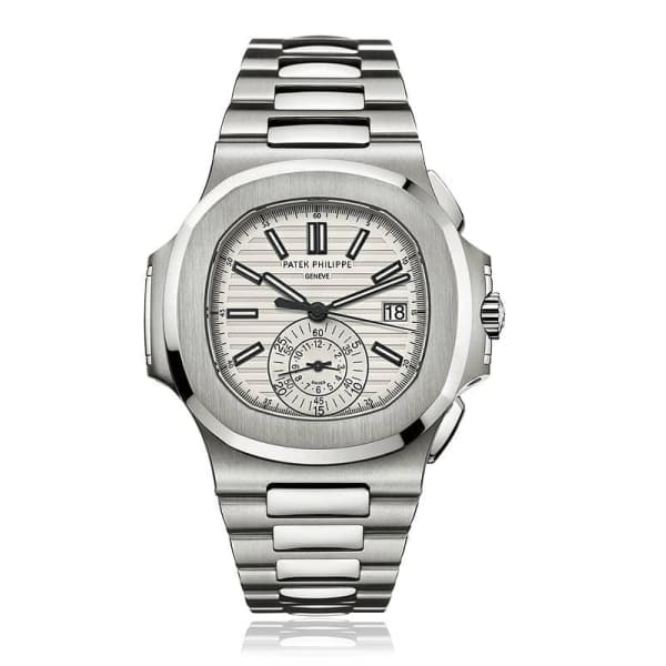 9A5BB382-BE4F-0EE2-73F9-021860292BF9.jpg Patek Philippe Nautilus Silver Dial Men's Watch 5980/1A-019 - Image 1