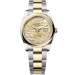 Rolex  Datejust 36mm 126203 Golden Dial Domed Bezel Oyster Bracelet