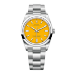 Rolex Oyster Perpetual 36mm 126000-0004 Yellow Dial Stainless Steel Oyster Bracelet