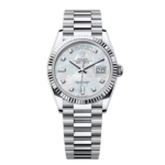 Rolex Day-Date 128236-0005 Blue Diamond Dial 36mm