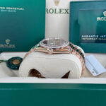 Rolex  Day-Date 40mm Slate Ombré Dial and Diamond Bezel 228345rbr-0025 - Image 5