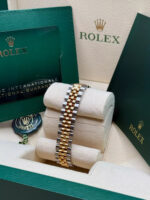 Rolex Lady-Datejust 28mm 279173 Champagne Diamond Dial Oyster Bracelet - Image 8