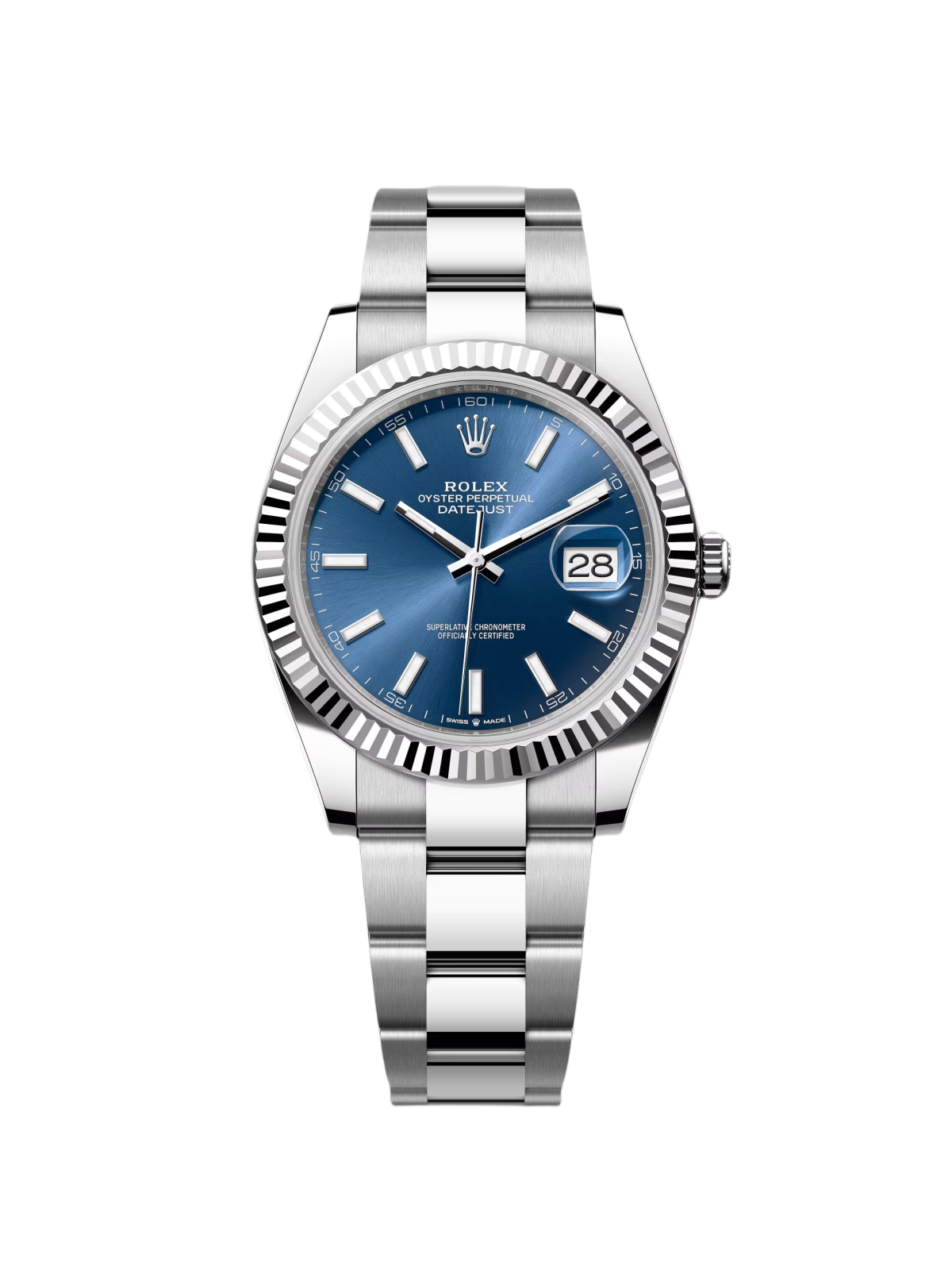9C9C44B6-094C-54B4-A813-099C6A7EAE14.png Rolex Datejust 41mm 126334 Blue Index Oyster Stainless Steel Men’s Watch - Image 1