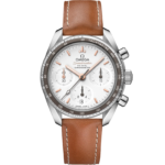 Omega Speedmaster 38 Silver Dial 38 mm Stainless Steel Strap 324.32.38.50.02.001