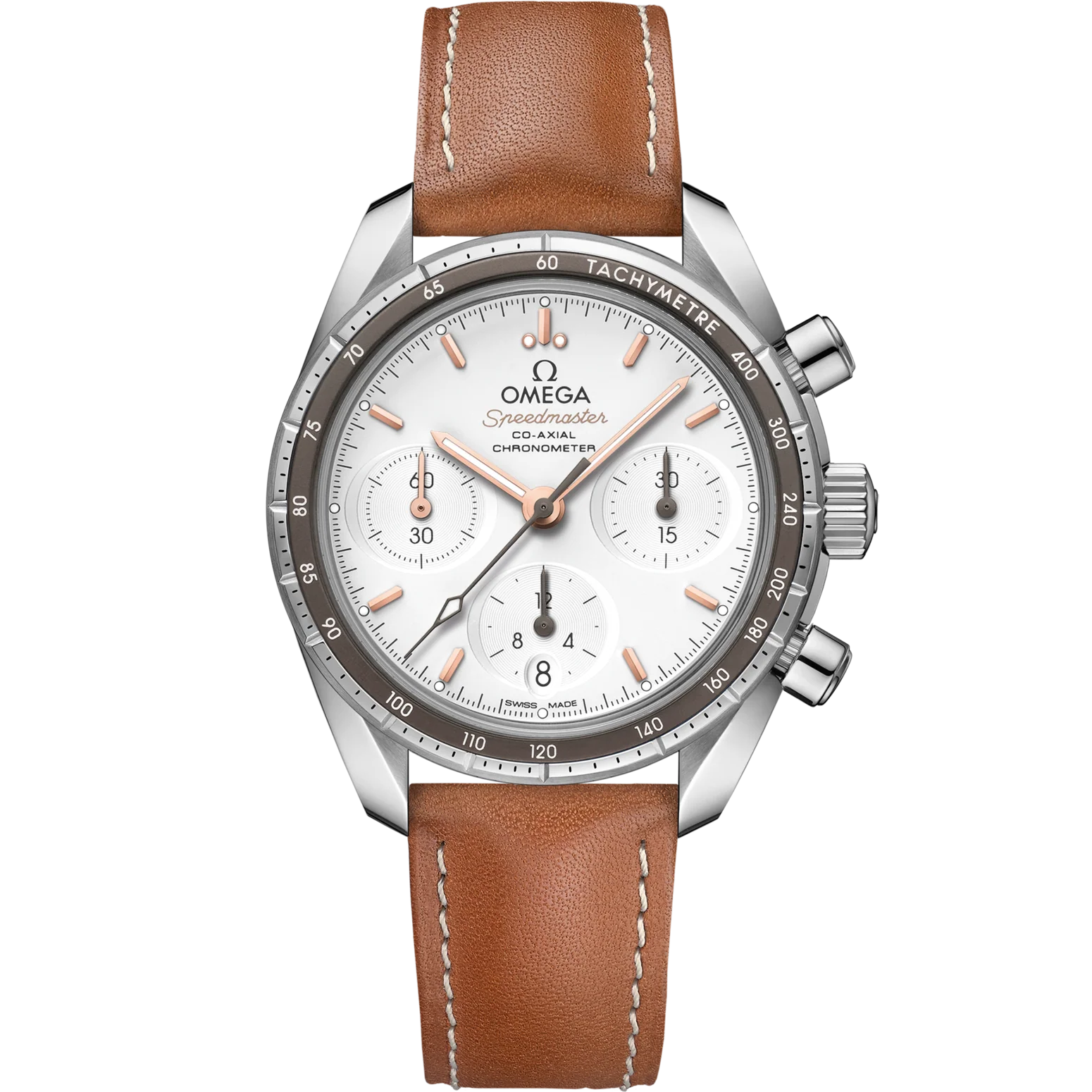 9CDE0899-C1B9-5F40-9946-2F1ECA8B111C.png Omega Speedmaster 38 Silver Dial 38 mm Stainless Steel Strap 324.32.38.50.02.001 - Image 1