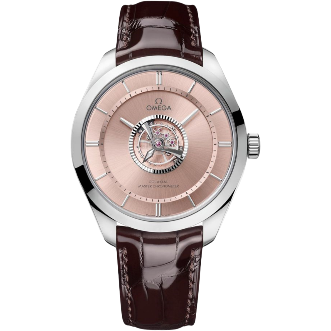 9D0F5A2E-54CA-CF9E-3246-02C623189ED4.png Omega De Ville Tourbillon 43mm Brown Dial Canopus Gold™ Strap 529.53.43.22.99.001 - Image 1