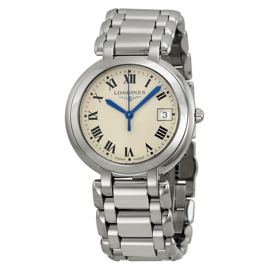 9D77B075-31B4-37E2-C2B0-0D7E4F6837F9.jpg Longines Women's L81144716 PrimaLuna Stainless Steel Watch - Image 1