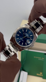 Rolex  Datejust 41mm 126334 Blue Index Oyster Stainless Steel Men’s Watch - Image 14