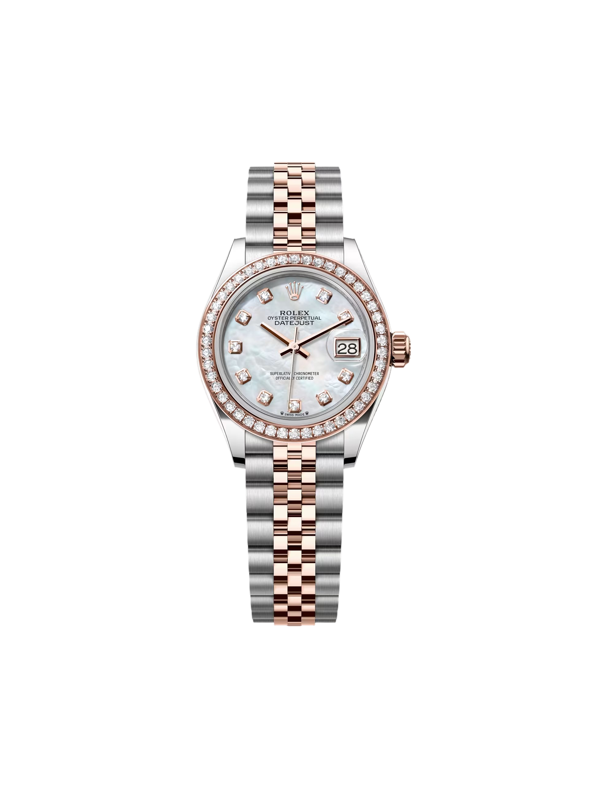 9E4B455B-1C24-8C3B-B9C4-B1B6E3D8A901.png Rolex Lady-Datejust 28mm 279381RBR Mother-of-Pearl Diamond Dial Oyster Bracelet - Image 1