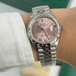 Rolex Datejust m278344-0021/0022 Pink Dial 31mm Domed Diamond Oyster Watch - Image 17