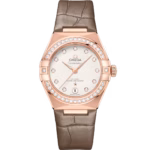 Omega Constellation Ladies' Selection 29mm Sedna™ gold on leather strap 131.58.29.20.52.002