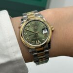 Rolex Datejust m278243-0015/0016 31mm Olive Green Dial Yellow Rolesor Oyster Watch - Image 13