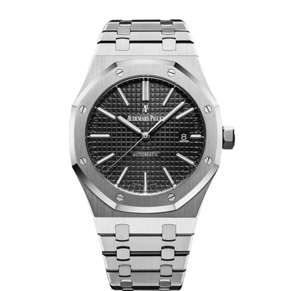 9F379716-7D95-11E6-0FCC-C422C2376A4F.jpg Audemars Piguet Royal Oak Selfwinding with Black Dial 41mm 15400ST.OO.1220ST.01 - Image 1
