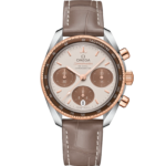 Omega Speedmaster 38 Brown Dial 38mm Stainless Steel Sedna™18k Rose Gold Strap 324.23.38.50.02.002