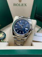 Rolex  Datejust 41mm 126334 Blue Index Oyster Stainless Steel Men’s Watch - Image 7