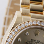 Rolex Lady-Datejust 28mm 279138RBR Champagne Diamond Dial and Diamond Bezel Yellow Gold Bracelet - Image 14