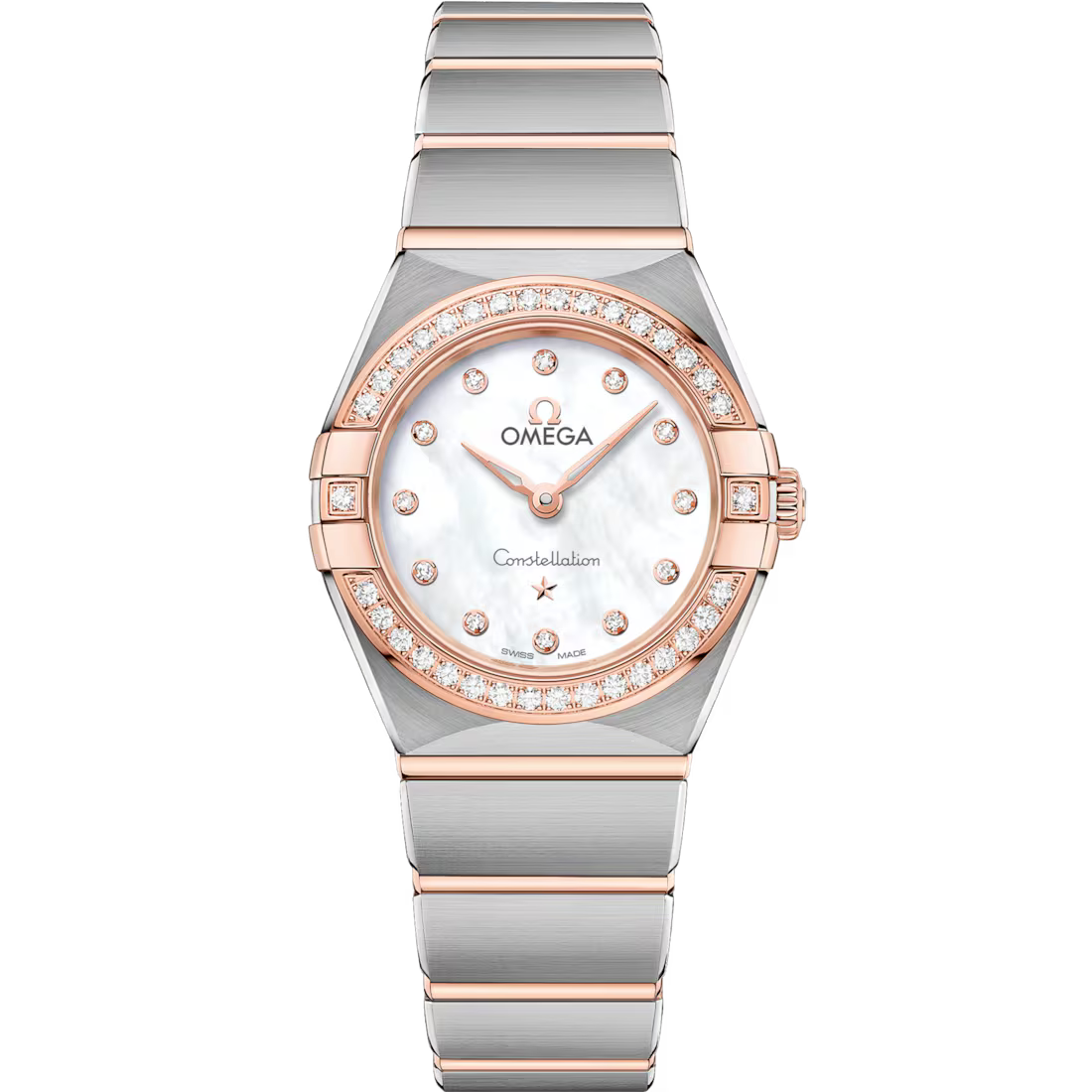 A0128D5C-7230-9B6C-C0A1-A6FDD8E89C4F.avif Omega Constellation Ladies' Selection 25mm steel ‑ Sedna™ gold on steel ‑ Sedna™ gold 131.25.25.60.55.001 - Image 1