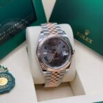 Rolex Datejust 41mm 126331 Oyster Band Steel and Everose Gold Men’s Watch - Image 11