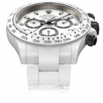 This product is out of stock. If you need to purchase it, please contact us to customize it.Rolex Daytona WHITE CLASSIC (FULL-CERAMIC STRAP) - Image 4