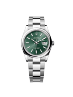 Rolex  Datejust 36mm 126200 Mint Green Dial Stainless Steel Oyster Bracelet Watch