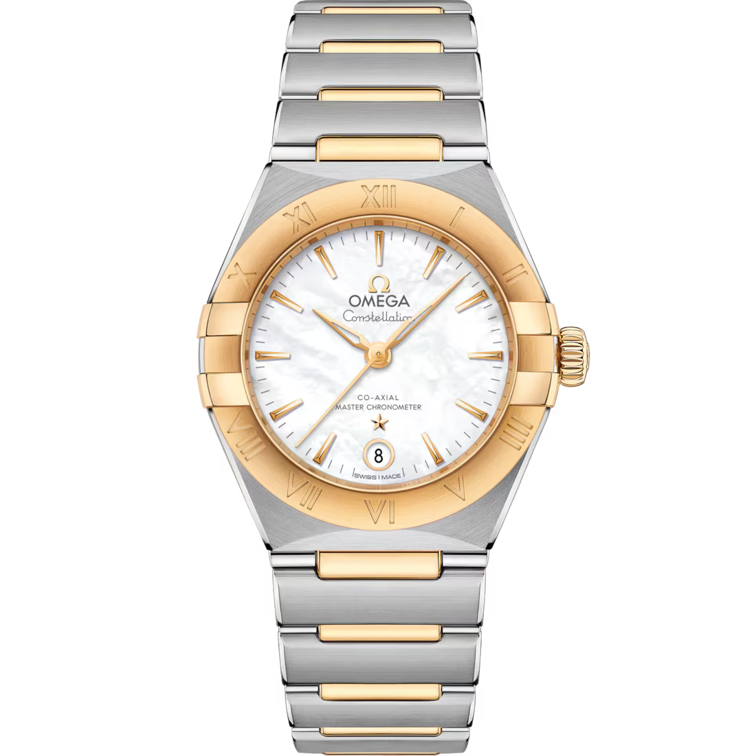 A0F314C4-2CC9-FCC8-67AB-EAC422850812.avif Omega Constellation Ladies' Selection 29mm steel ‑ yellow gold on steel ‑ yellow gold 131.20.29.20.05.002 - Image 1
