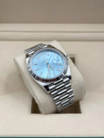 Rolex  Day-Date President 40mm Platinum Ice Blue Index Dial - 228236 - Image 3