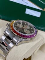 Rolex Daytona Cosmograph Daytona White Gold Rainbow Diamonds 40mm 116599RBOW Box & Papers - Image 7