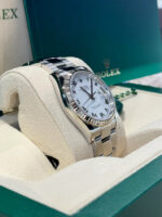 Rolex  Datejust 36mm 126234 White Roman Dial Oyster Stainless Steel Mens - Image 9
