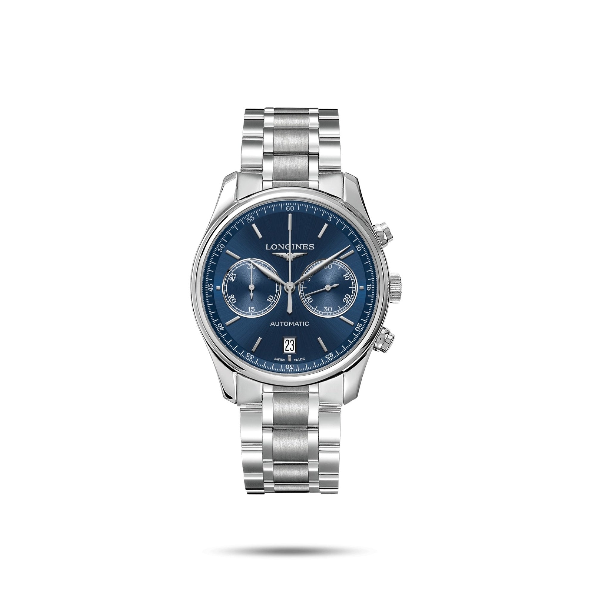 A1404349-E94F-ECD0-B315-A79CE2A11161.jpg Longines Men's L2.629.4.92.6 Master Collection Chronograph Stainless Steel Watch - Image 1