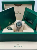 Rolex Datejust m278240-0011/0012 31mm Green Stick Domed Bezel Oyster Oystersteel - Image 10