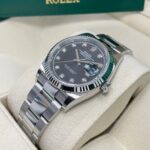 Rolex  Datejust 36mm 126234 Black Diamond Dial Stainless Steel Oyster Mens Watch - Image 5