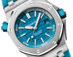 Audemars Piguet Offshore Diver Turquoise Blue Dial 42mm 15710ST.OO.A032CA.01 - Image 3