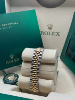 Rolex Lady-Datejust 28mm 279383RBR Champagne Dial Yellow Rolesor Oyster Bracelet - Image 6