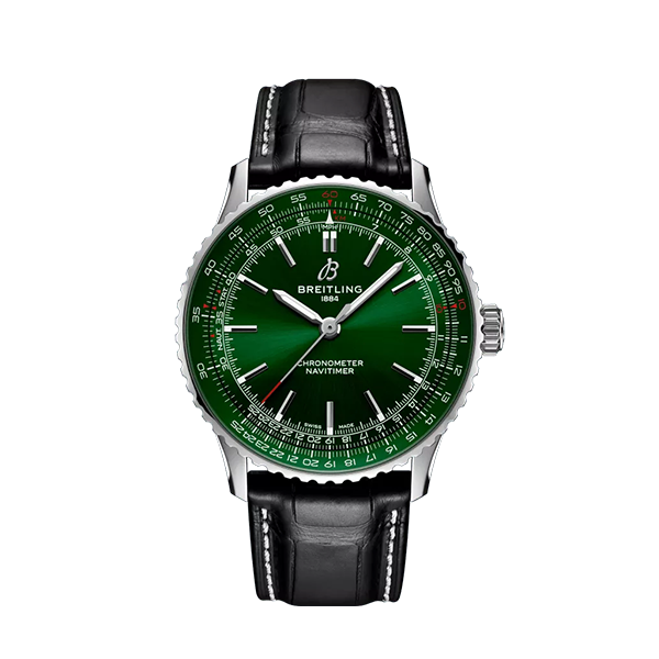 A3A9B88B-C5EE-4121-3CB8-60C7D11D0424.png 【2024 Hot Sale】Breitling Navitimer GREEN AMAZING DIAL - Image 1