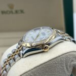 Rolex Datejust m278343 31mm White Mother-of-Pearl Dial Yellow Rolesor Jubilee Watch - Image 9