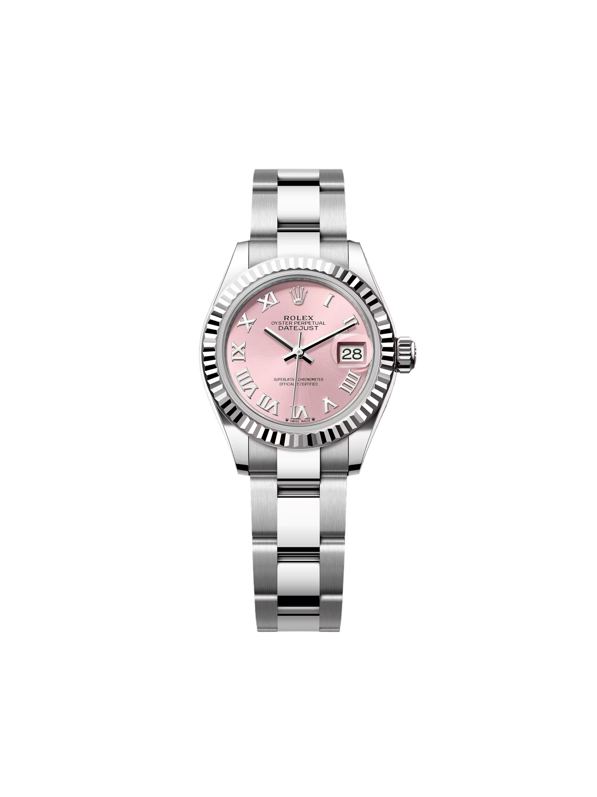 A3CD6542-719F-862E-B1DB-434B1FB24388.png Rolex Lady-Datejust 28mm 279174 Pink Roman Dial Oyster Bracelet - Image 1
