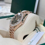 Rolex  Day-Date 40mm Slate Ombré Dial and Diamond Bezel 228345rbr-0025 - Image 4