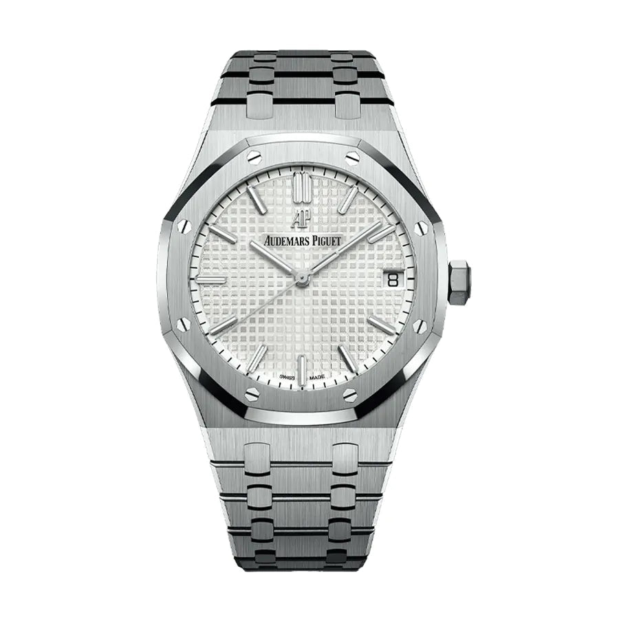 A5005803-1743-7A03-0291-161D31A2B34C.jpg Audemars piguet Royal Oak Self-winding Stainless Steel 41mm Silver Dial - Image 1