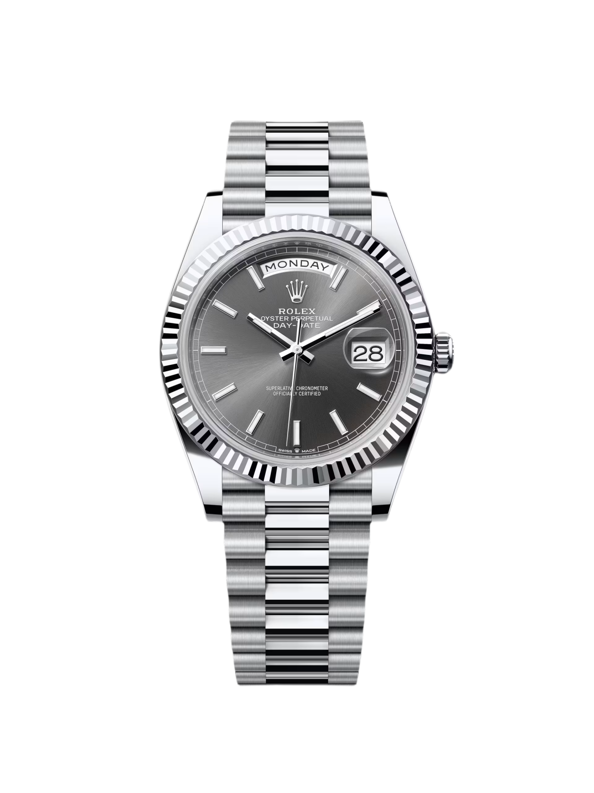 A5B49FC5-B643-E6F6-616F-4B926916D9C1.png Rolex Day-Date 40mm Slate Diamonds Dial 228236-0013 - Image 1