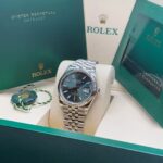 Rolex  Datejust 36mm 126234 Mint Green Dial Jubilee Bracelet Watch - Image 5