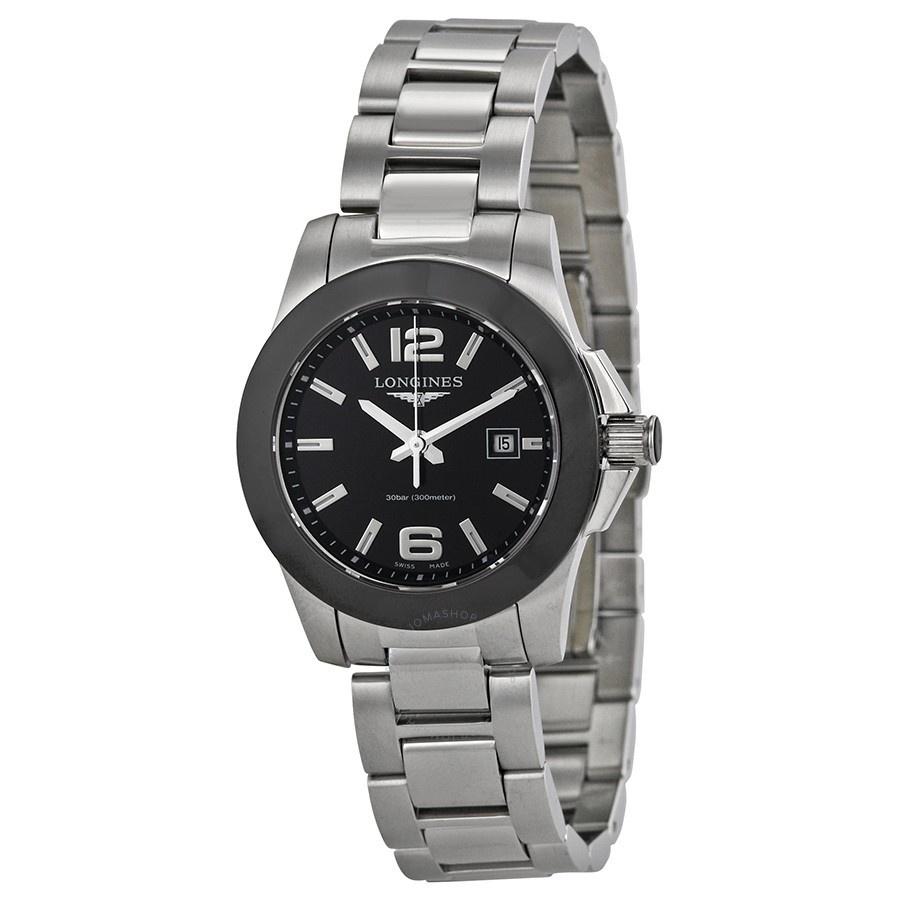 A6526791-6E1D-AE00-8E25-2A2E24E58687.jpg Longines Women's L32574566 Conquest Stainless Steel Watch - Image 1