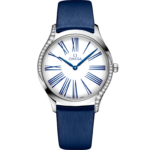Omega De Ville Trésor 36mm White Dial with Diamonds Stainless Steel Strap 428.17.36.60.04.001