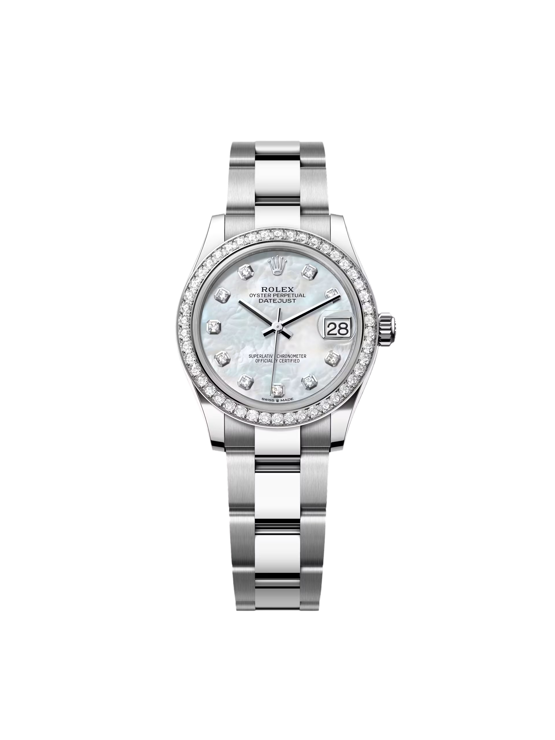 A6B1AE56-E68F-5AC0-E629-9E4ADD8E5910.png Rolex Datejust m278384RBR-0007/0008 Mother-of-Pearl 31mm Dial Oyster Watch - Image 1